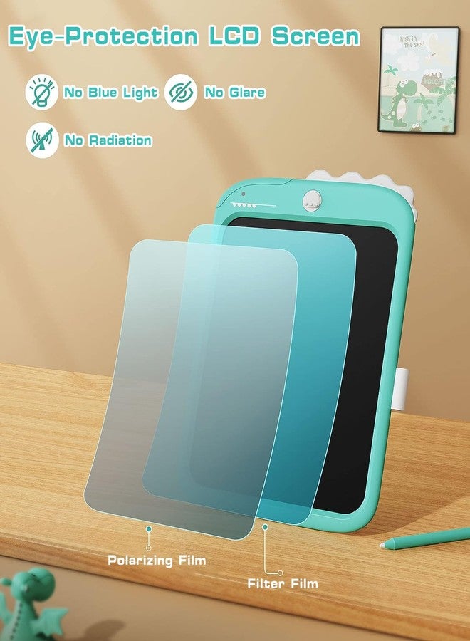 Proffisy LCD Writing Tablet Dinosaur Toy for Kids,10 inch Writing Pad with Lock Function, Erasable, Drawing, Playing, Spelling, Educational Learning Toy Gifts for 3 4 5 6 Years Old Boys Girls (Blue) - Image 4